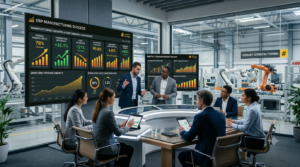 Manufacturing business achieving growth and operational efficiency through ERP implementation.