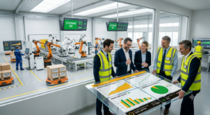 Manufacturing company achieving cost savings, productivity improvements, and business growth through ERP implementation.